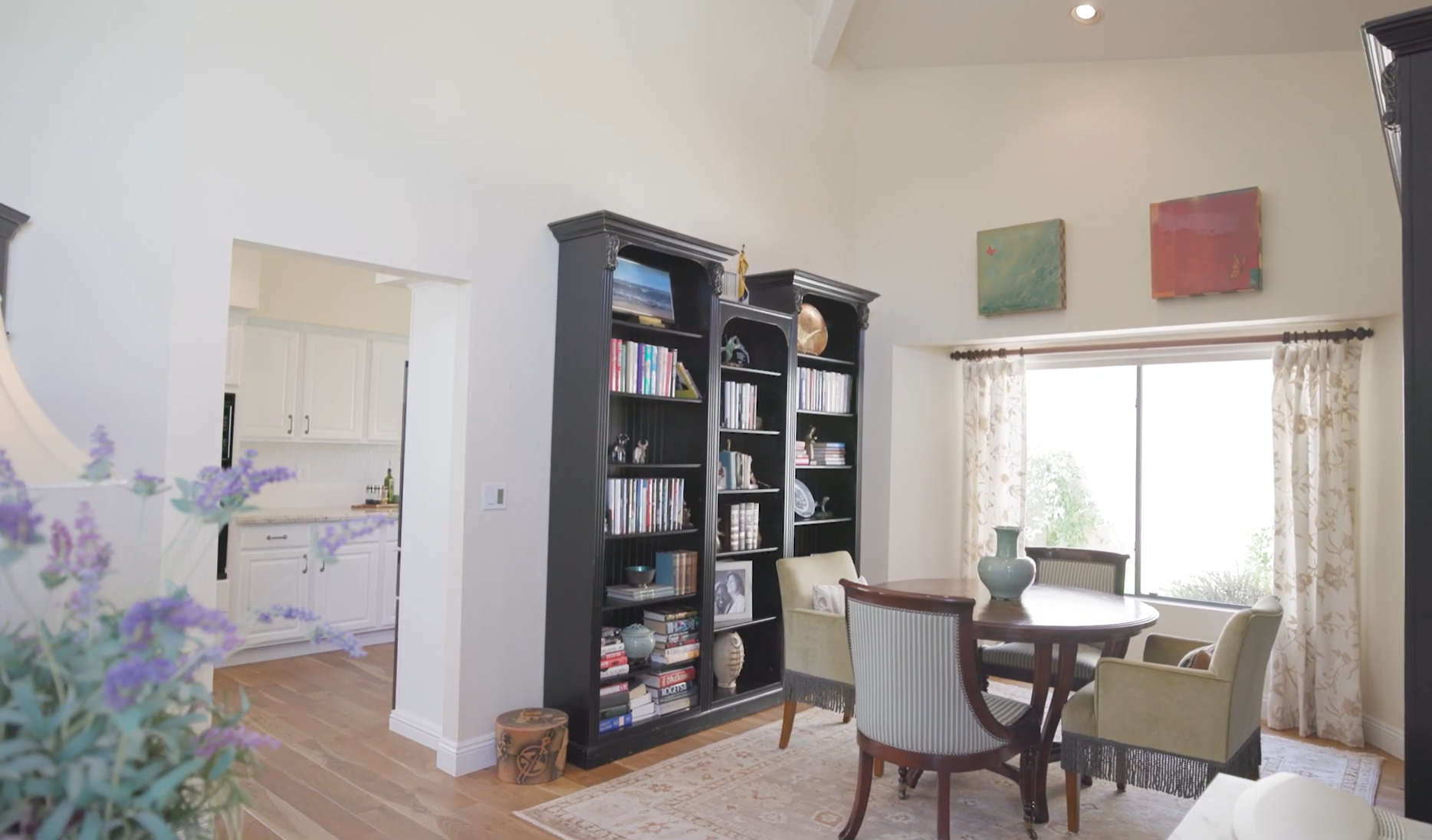 Mercer Lane dining and living area before renovation
